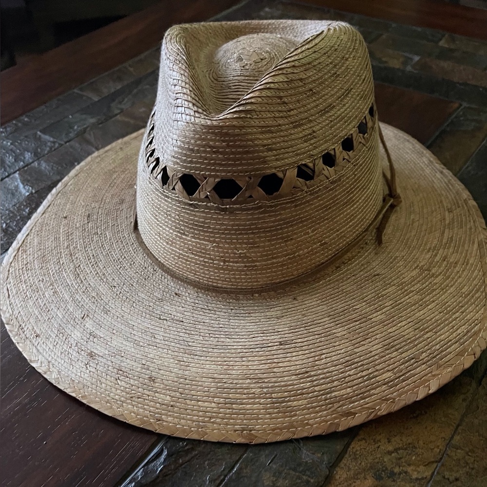 J. Tula Unisex Brown Straw Hat